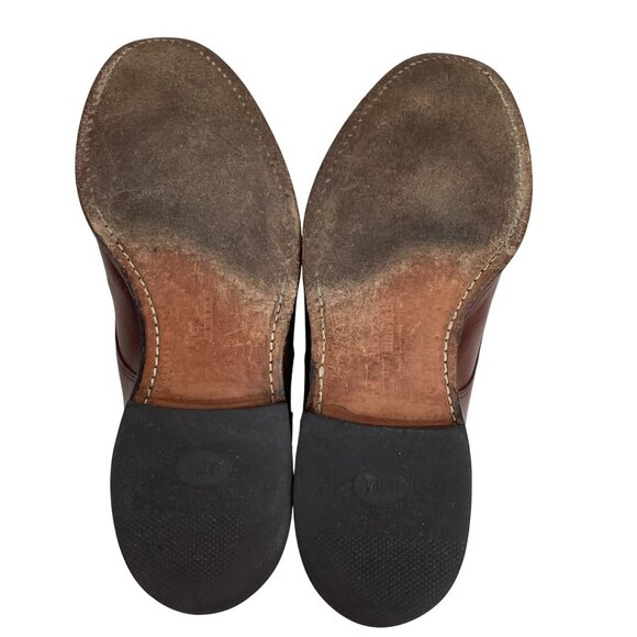 Allen Edmonds Bradley Split Toe Leather Mens 9D Derby Dress Shoes Made In USA - Picture 7 of 11